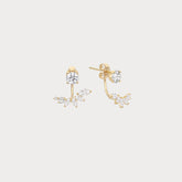 14K Earrings for women Lato 2 Way Earrings BlackSugar - Best Online Jewelry Shop West Los Angeles